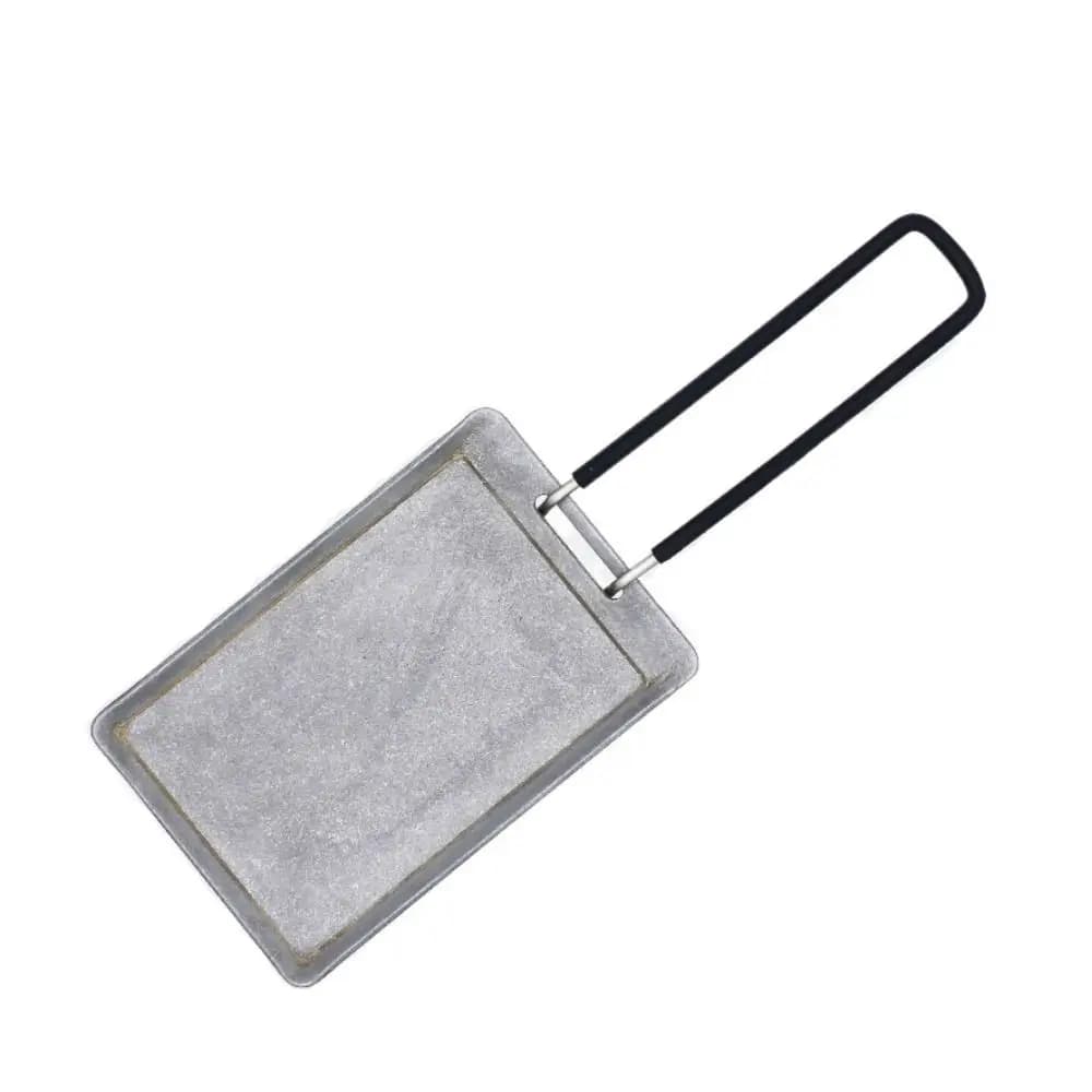 Outdoor Tools Cheese Pan Camping Frying Pan Rectangle Non-stick Grill Pan Mini Grill Pan Cheese Grill Pan Mini Barbecue Tray BBQ