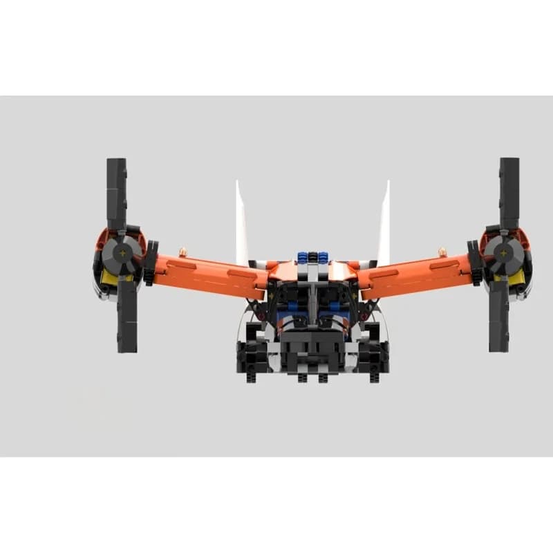MOC-233496 City Nuovo Stile Elicottero Aereo Modello di Costruzione con Blocchi 1082 Pezzi Giocattolo Creativo per Bambini e Ragazzi Regalo di Compleanno e Natale