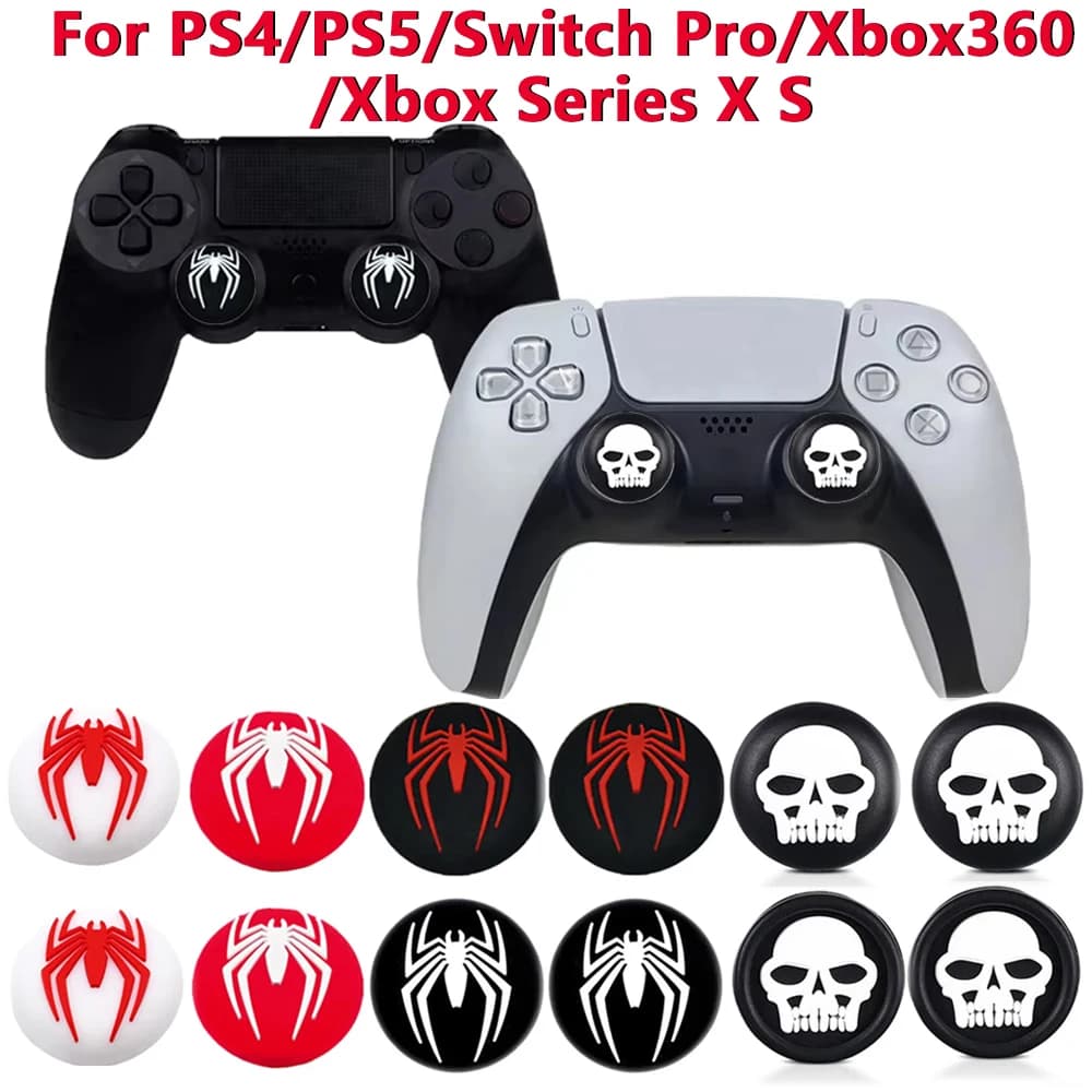Per PS4/Switch2/Switch Pro/Xbox Serie XS/Xbox360 Silicone Thumb Grip Caps Copertura Joystick Controller Gamepad Per PS5 Accessorie