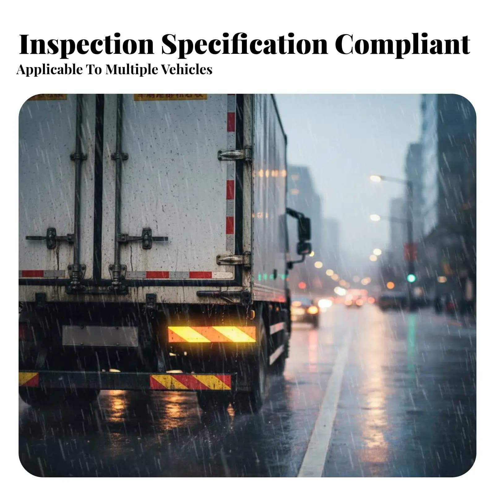 High Visibility Reflective Plate Diamond Grade Road Reflective Marker Weatherproof for Night Traffic Safety Flashing Trucks