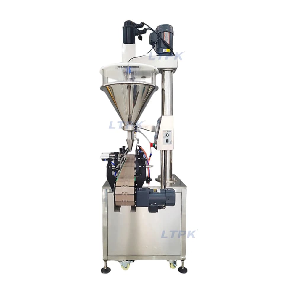 Automatic filling machine for auger powder | 100 g-1000 g/dosage of jars