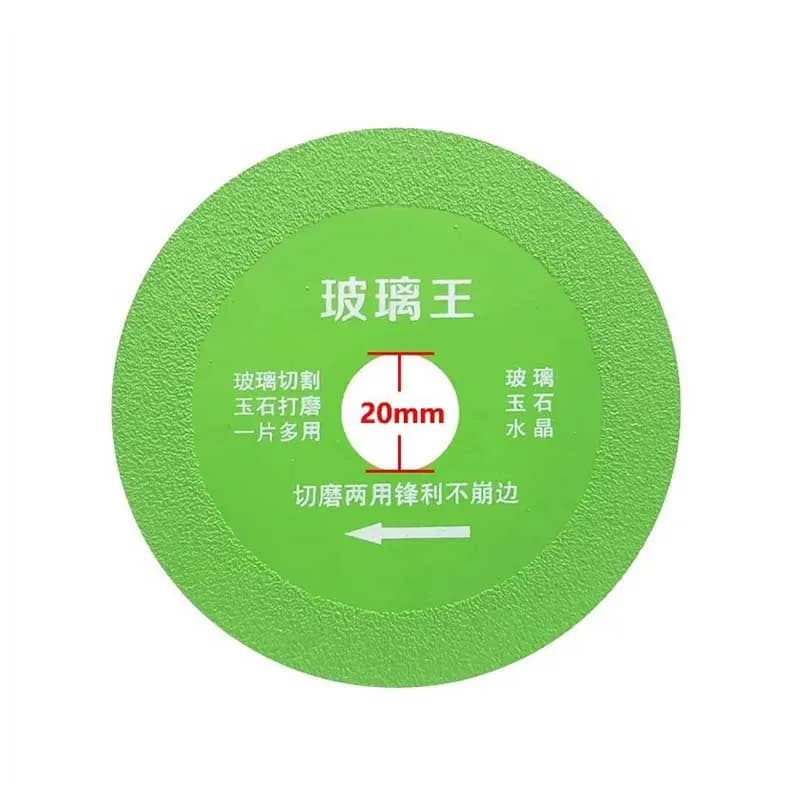 Lama da Taglio Diamantata Ultra Sottile Verde per Ceramica, Giada, Vetro, Piastrelle, Bottiglie di Vino, Utensile per Taglio e Levigatura