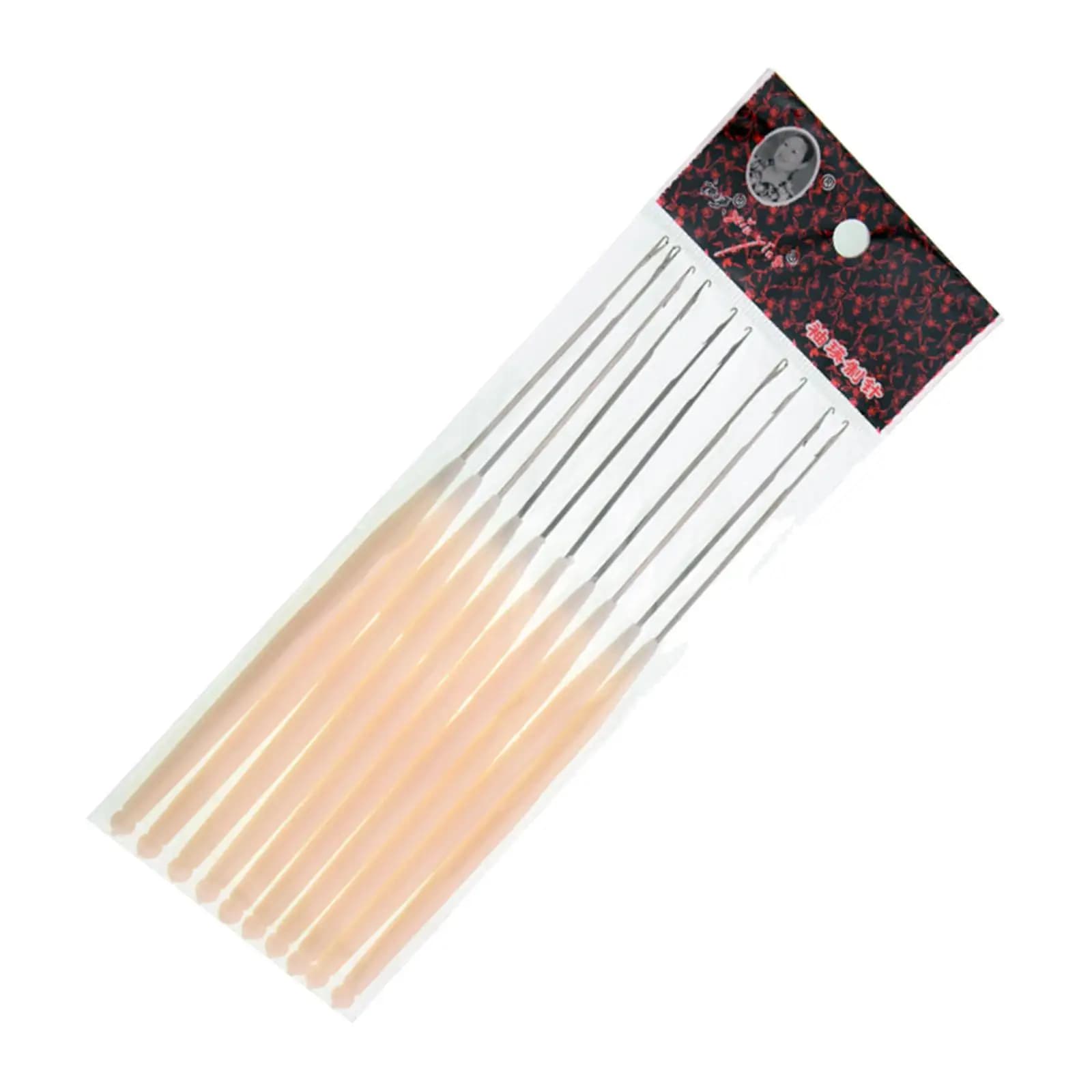 10 pezzi di uncinetti con chiusura set ferri da maglia tessitura uncinetto filato artigianale trecce strumenti per capelli forniture