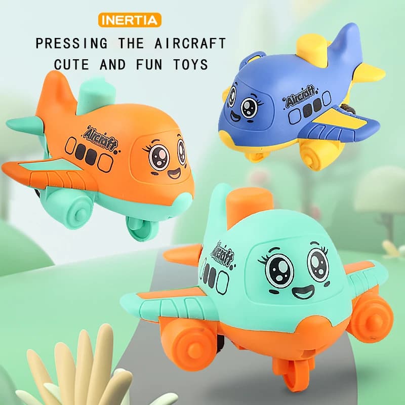 Air Toys Press and Go for Kids 1-3, Kids Animal Race Car, Baby Play Vehicle Set, Baby Push Go Car Toy