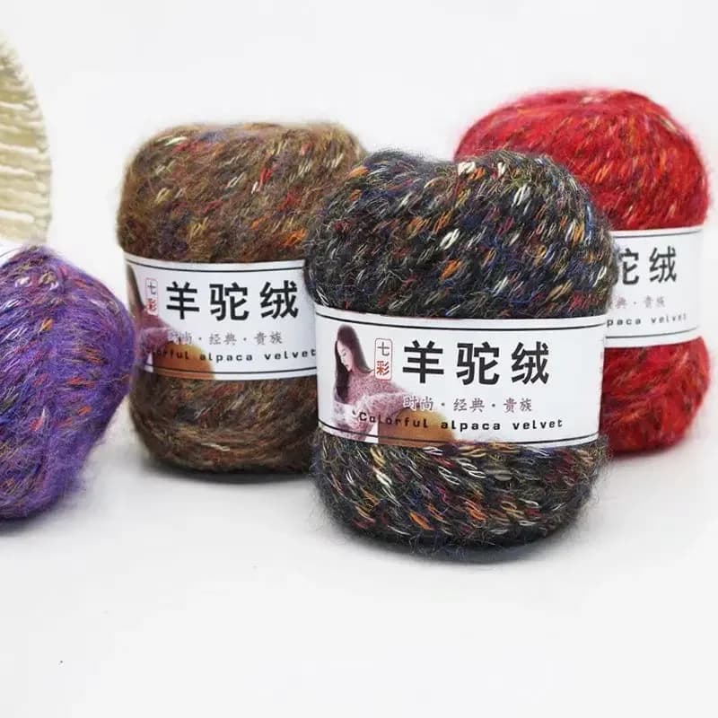 5 pzAlpaca Lana Filato Spesso Lavorato A Mano Caldo Colorato Ago Crochet Filo Sciarpa Del Bambino Maglione Acrilico Fili All'ingrosso