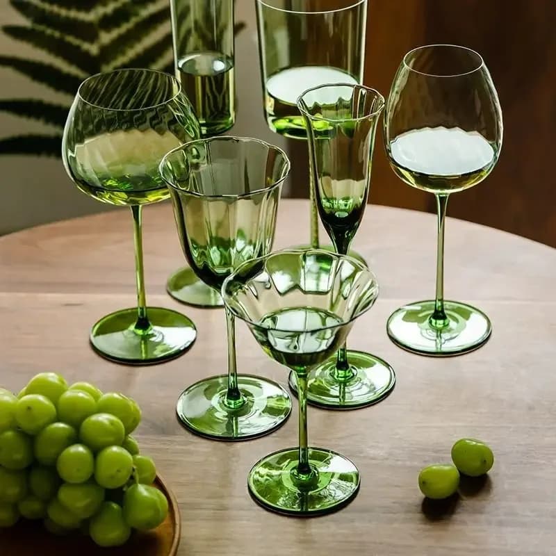 Bicchiere da champagne in cristallo vintage creativo, bicchieri da vino ad alta aspetto, bicchiere da cocktail, tazza da Martini per la casa medievale, accessori per vino
