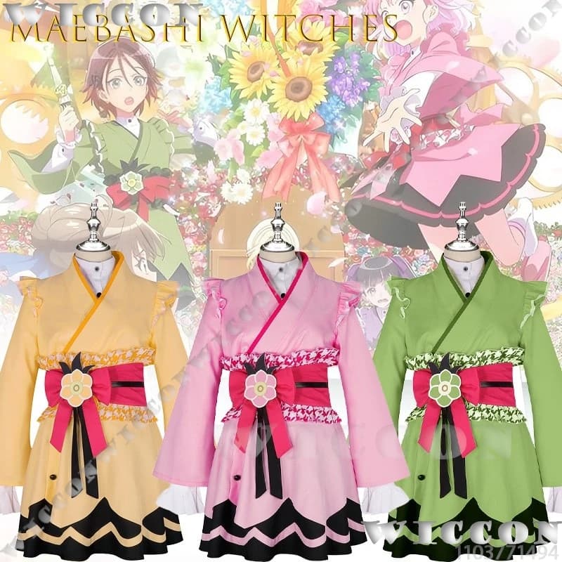 ‌‌‌‌‌‌‌‌‌MaebWitches ashi Kitahara Kyoka Mitta Choko Anime Cosplay Costume Female Outfit Performance Cosplay Anime Party COS‌‌