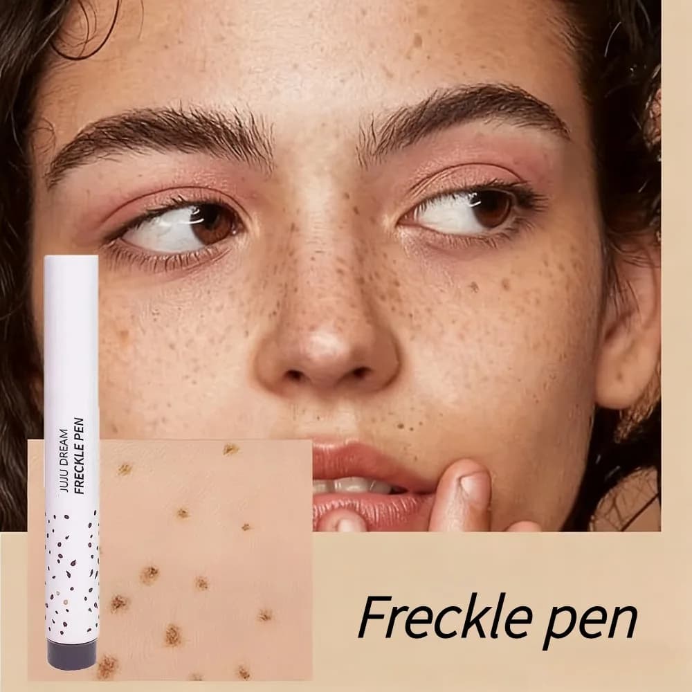 Penna per lentiggini dall'aspetto naturale, non necessita di trucco, impermeabile, ad asciugatura rapida, per un look perfetto effetto baciato dal sole