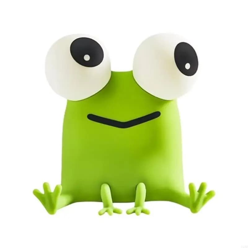 EYFL-Frog Night Light For Kids Silicone Frog Lamp Warm Sleep Aid USB Rechargeable Night Lamp Decor For Bedroom Desk