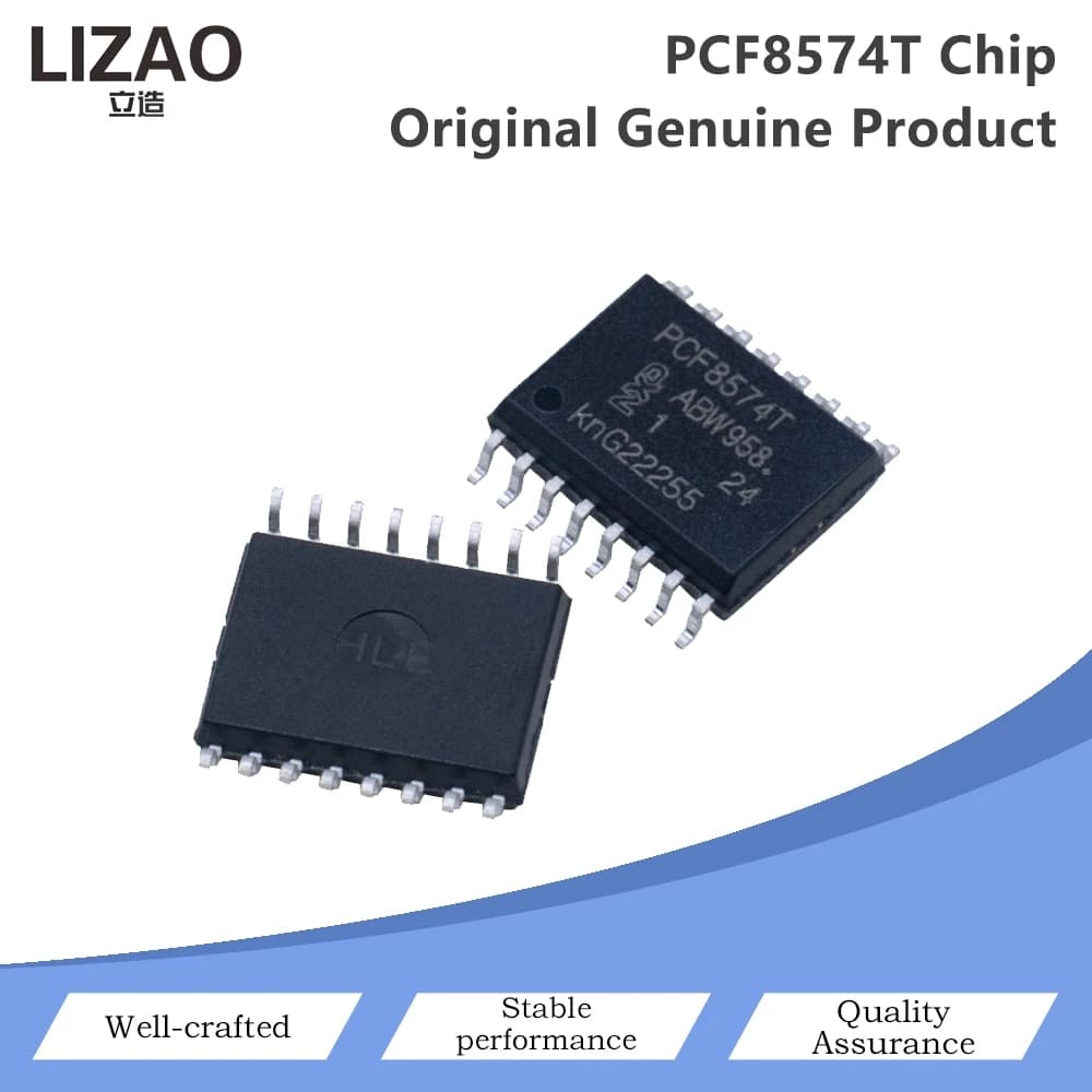 Chip espansore I/O PCF8574T da 1/5/10 pezzi, espansore I/O remoto originale a 8 bit con interfaccia I2C