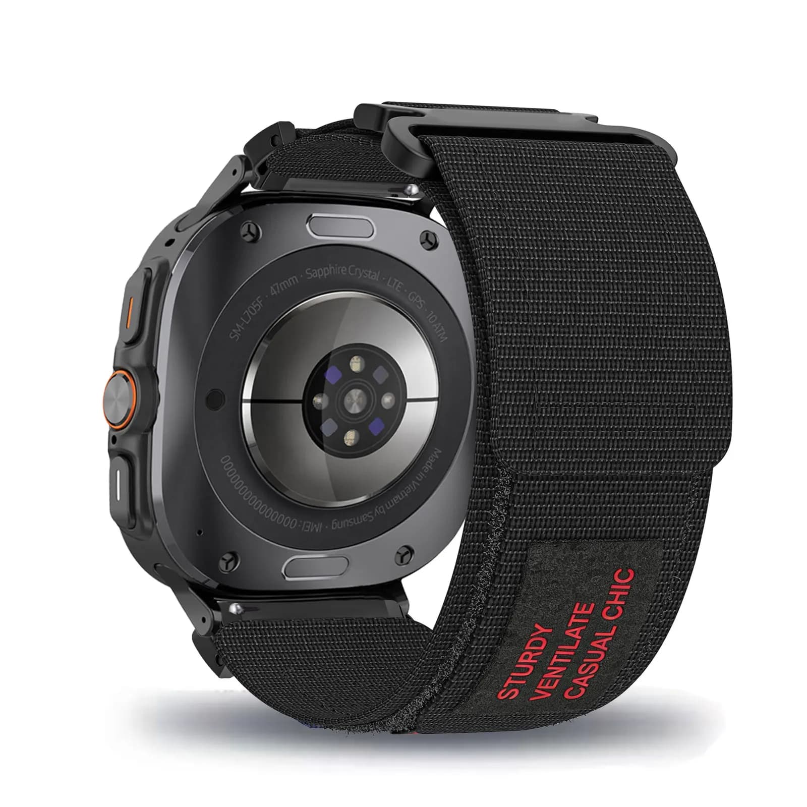Cinturini in Velcro di Nylon per Samsung Galaxy Watch Ultra 47mm, per Uomo e Donna