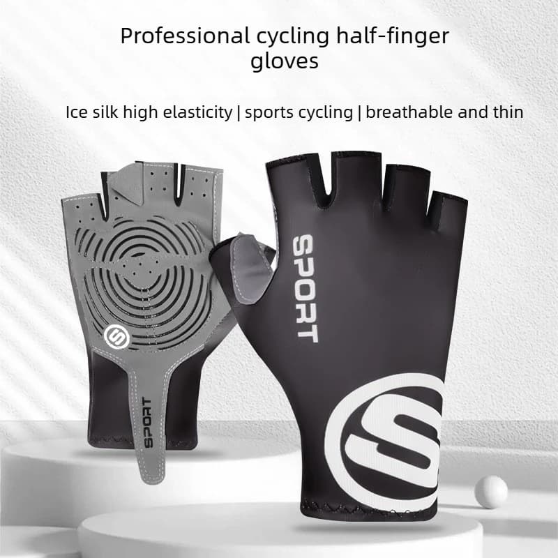 Guanti sportivi per ciclismo e pesca, antiscivolo, resistenti all'usura, con assorbimento degli urti, traspiranti, anti-cocooning, per alpinismo all'aperto