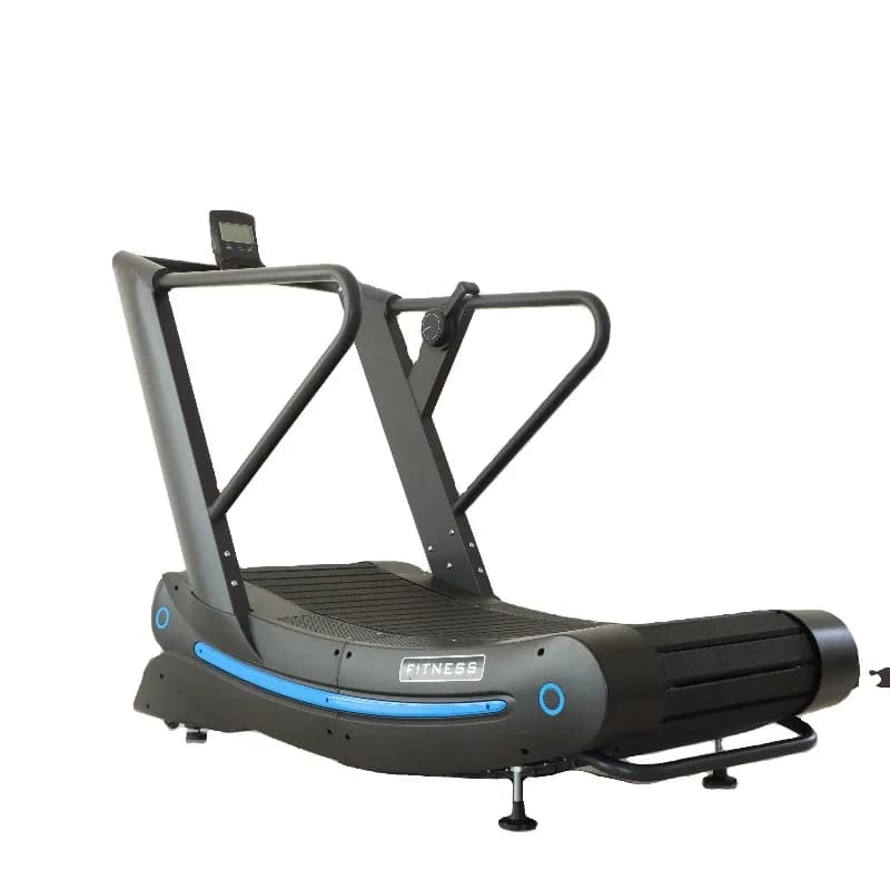 Tapis Roulant Curvo Meccanico Non Motorizzato 10.28 per Allenamento Cardio Commerciale, con Nastro in Nylon/Alluminio, per Palestra