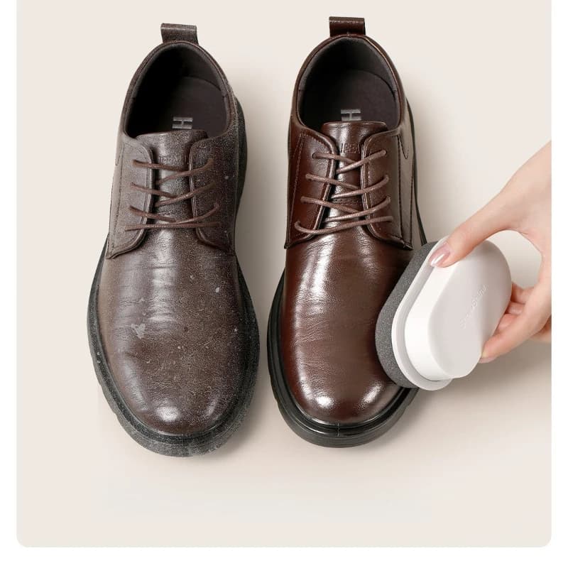 Salvietta per la Cura delle Scarpe in Pelle, Olio Incolore per Manutenzione, Spazzola Universale per Scarpe in Pelle, Salvietta Nutriente e Antimacchia per Manutenzione Facile