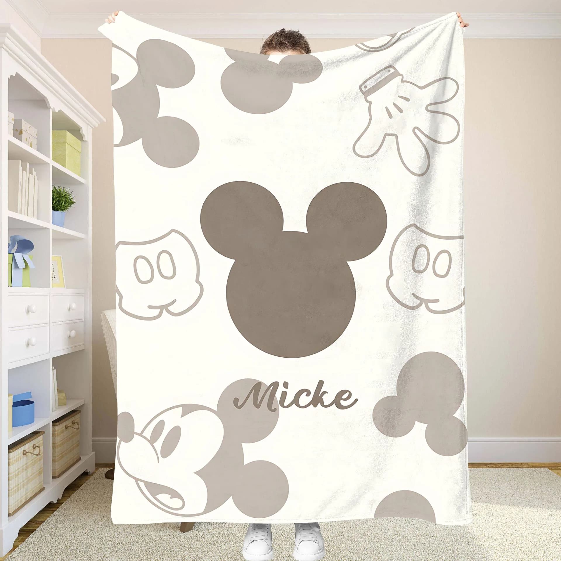 Double Bed Blankets for Decorative Mickey Sofa Blanket Home and Decoration Bedspread the Anime Cooling Bedspreads Summer Picnic