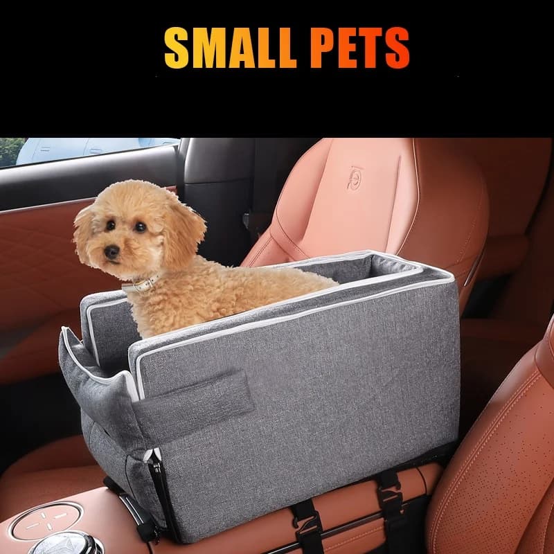 Console centrale per auto Tappetino per letto per animali domestici Sedile di sicurezza per animali domestici in fibra Essenziale per gatti e fare Viaggi Portaauto per piccoli animali domestici Auto per animali antiscivolo