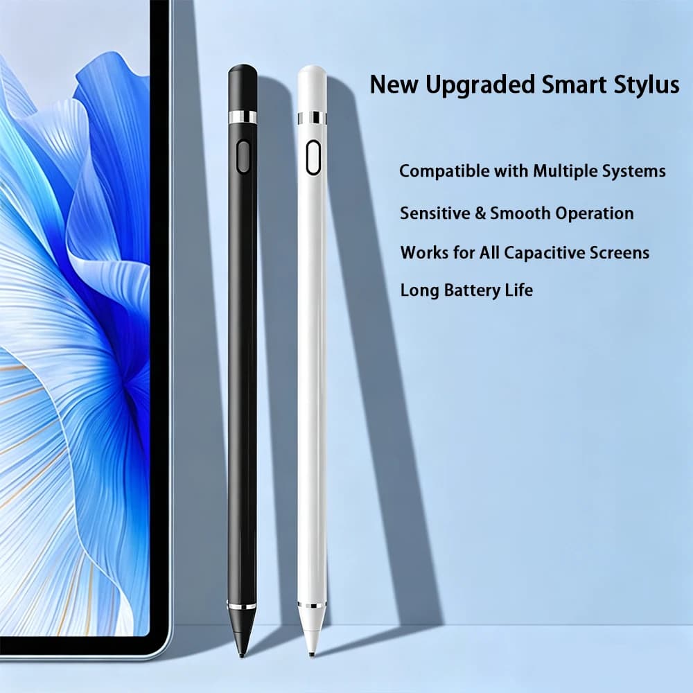 Universal Active Stylus Pen Dual Tips Touch Screen Pencil For iPad Android Xiaomi Samsung Tablet iPhone Mobile Phone Drawing