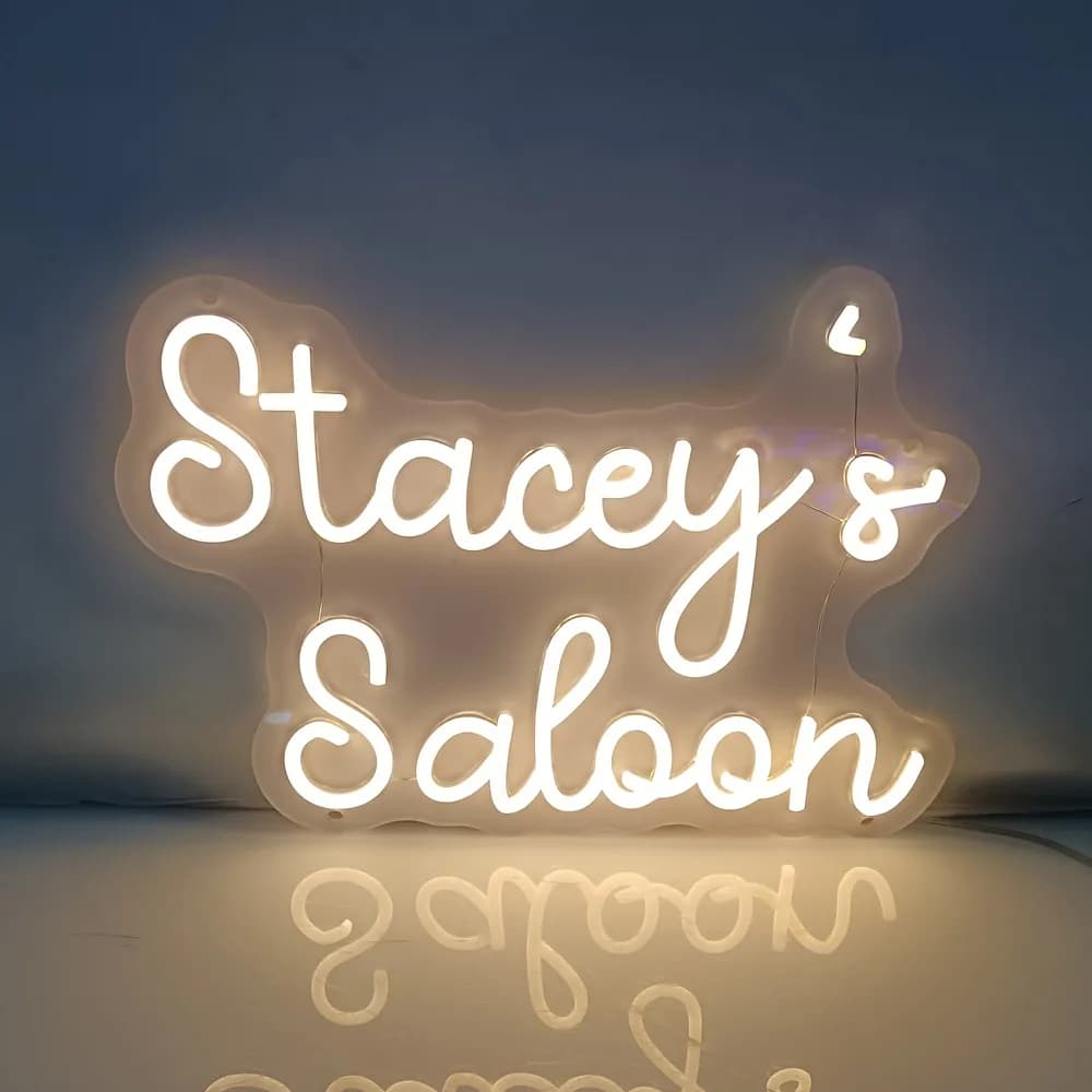 Insegna al Neon LED Personalizzata con Testo Personalizzato per Bar, Caffetterie, Negozi, Decorazione per Esterni/Interni, Segnaletica Commerciale al Neon