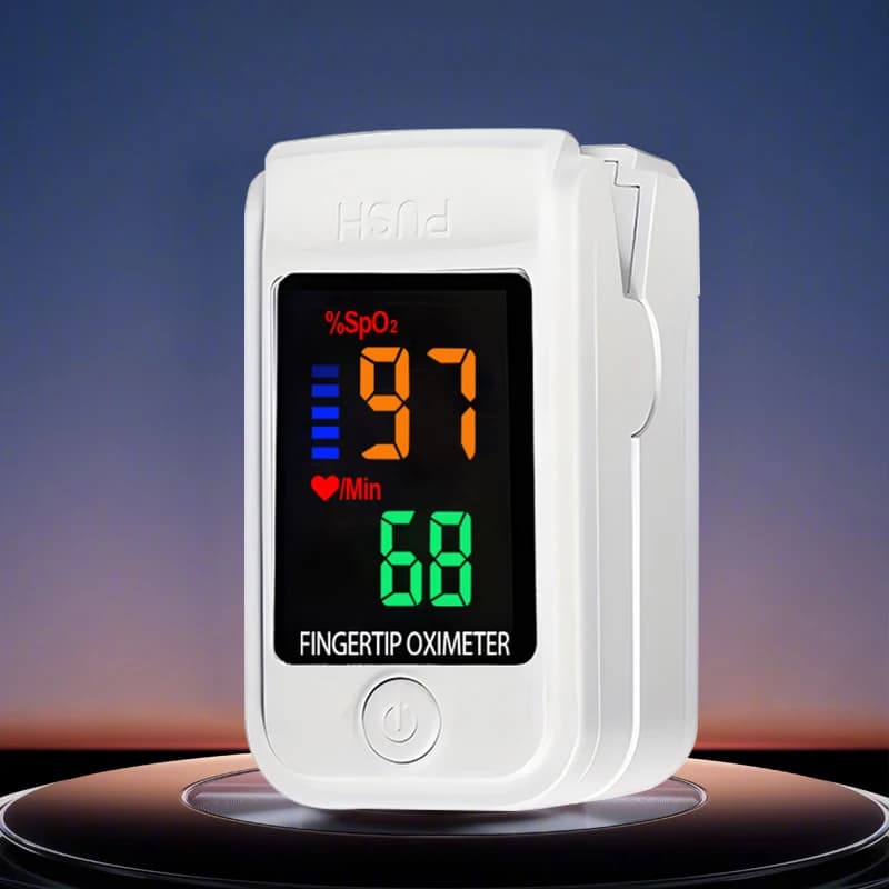 Finger Pulse Oximeter Medical Grade SpO2 Monitor Portable Blood Oxygen Saturation Monitor for Adults Seniors