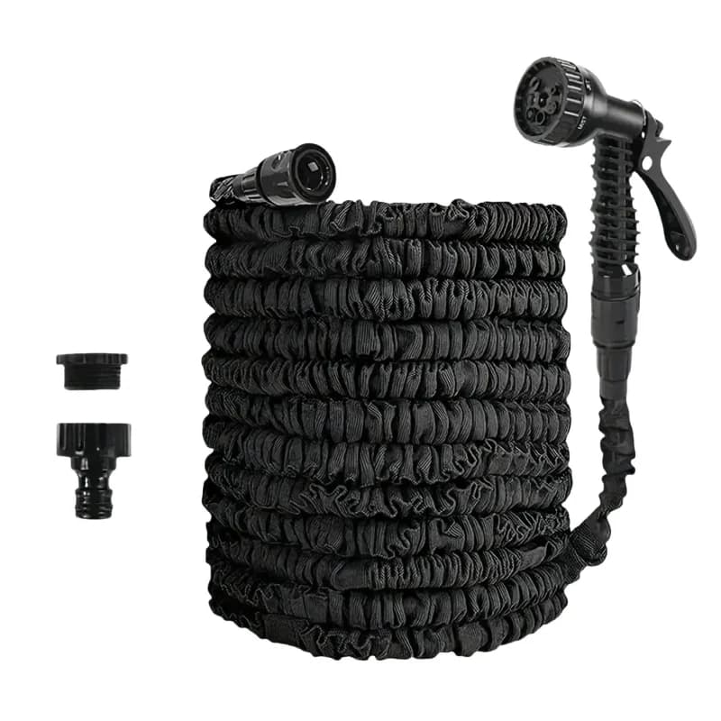 LUSQl 200FT Portable High Pressure Flexible Tube for Car Cleaning Home Irrigation Garden Spray Gun 7 Water Spraying Functions Flexible Pipe