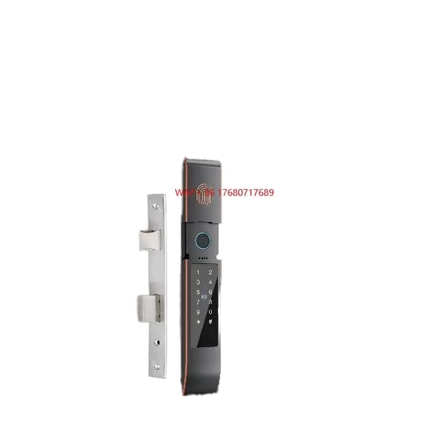 FA04 Serratura intelligente completamente automatica Case Hotel Porta in acciaio antifurto impermeabile Scheda di memoria con codice anti-peep in lega di alluminio