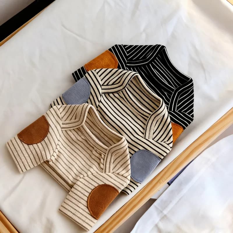 Thin Pet Dog Hoodies Fleece Dog Vest Striped Dog Clothes Autumn Winter Puppy Sweatshirt Chihuahua Costume Dachshund Clothing