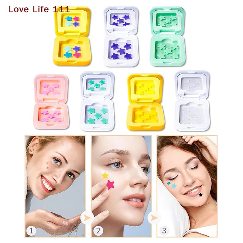 Nuovo 1Box25/48 Patch Idrocolloide Acne Patch Dissolvenza Riparazione Invisibile Rimozione Dell'acne Adesivi Correttore Strumento di Trucco Stella Con Specchio