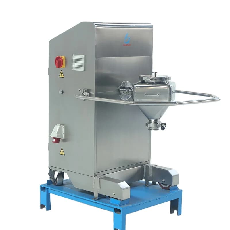 Container mixer for mixer with dust hopper, high efficiency Ibc blender with PLC square cone control