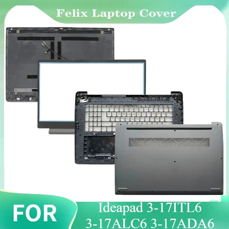 Per Ideapad 3-17ITL6 3-17ALC6 3-17ADA6 LCD Della Copertura Posteriore Telaio Lunetta Palm Rest Borsette Inferiore Del Computer Portatile Superiore Inferiore Caso