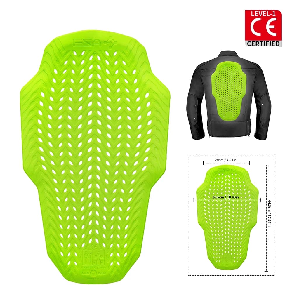 Motorcycle Back Protection Anti Fall Anti-collision Back Protection Off-road Motorcycle Riding Armor Suitable For All Jackets