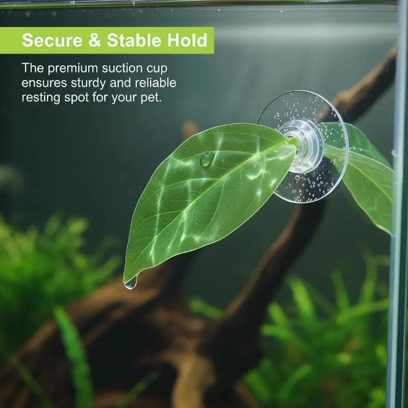 Accessori per Acquario, Foglia Artificiale per Pesci Betta, Letto per Pesci, Riposo e Riproduzione, Pianta Acquatica Simulata, Amaca per Paesaggio Acquatico