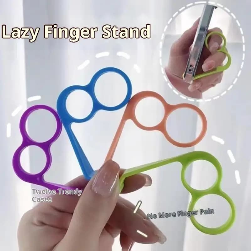 1Pcs Creative Phone Stand Convenient Multi Functional Simple Finger Phone Stand Desktop Phone Stand Not Tiring