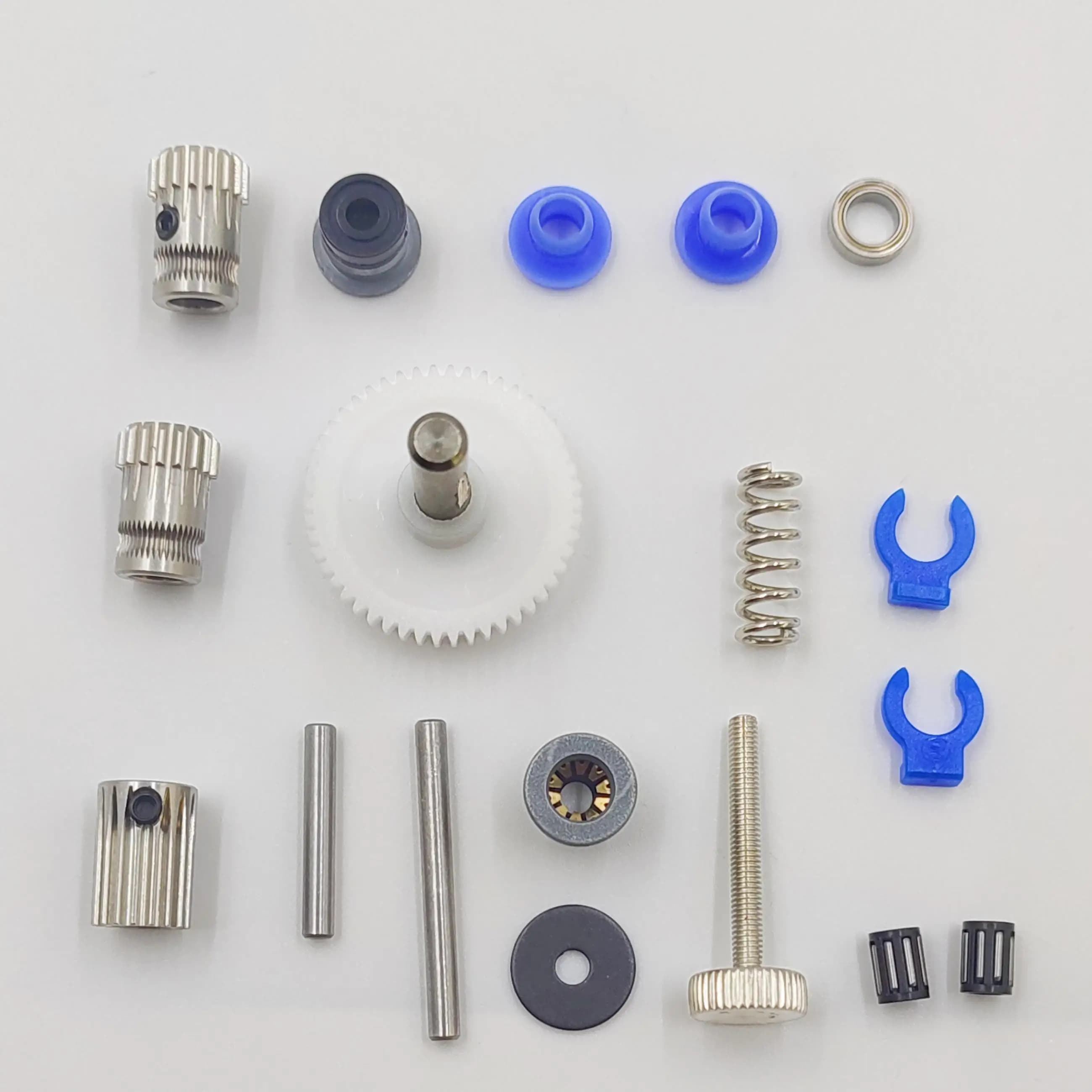 Doppio ingranaggio di trasmissione in acciaio temprato Kit di aggiornamento Estrusore Drivegear per estrusore BMG per stampante 3D Prusa i3 Estrusore Bowden