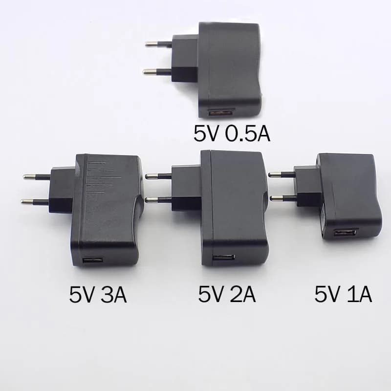 5V 0,5 a 1a 2a 3a caricatore Micro USB ricarica ca a cc alimentatore universale USB alimentatore 100V-240V uscita telefono banca di alimentazione E14