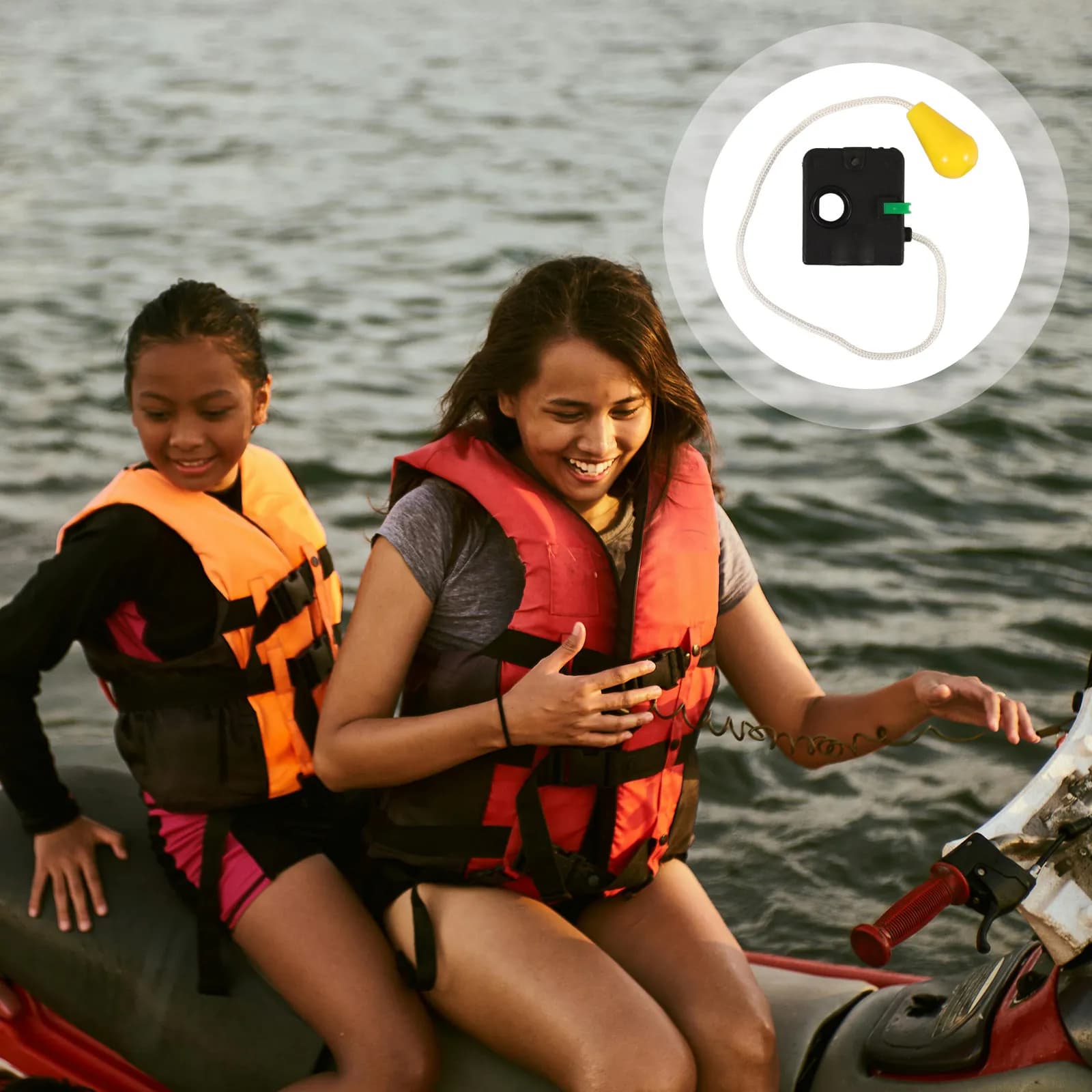 Interruttore di gonfiaggio manuale per giubbotti di salvataggio gonfiabili, dispositivo di gonfiaggio compatto e affidabile, accessorio per la sicurezza nautica e il nuoto