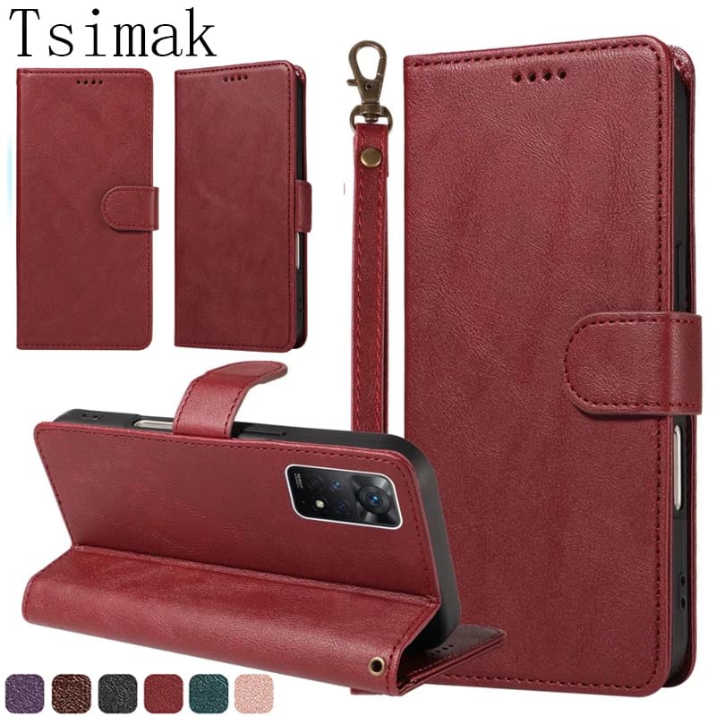 Flip Leather RFID Case For Xiaomi Redmi Note 11 12 Pro 11E 11S 12S 12C Note12 Pro+ 4G 5G Phone Cover Wallet Anti-Theft Bag Coque