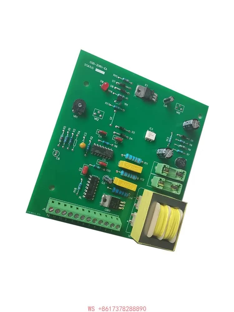 Scheda madre del circuito del braccio oscillante GSB-2060-EA, accessori speciali per macchina da taglio per scarpe e birra
