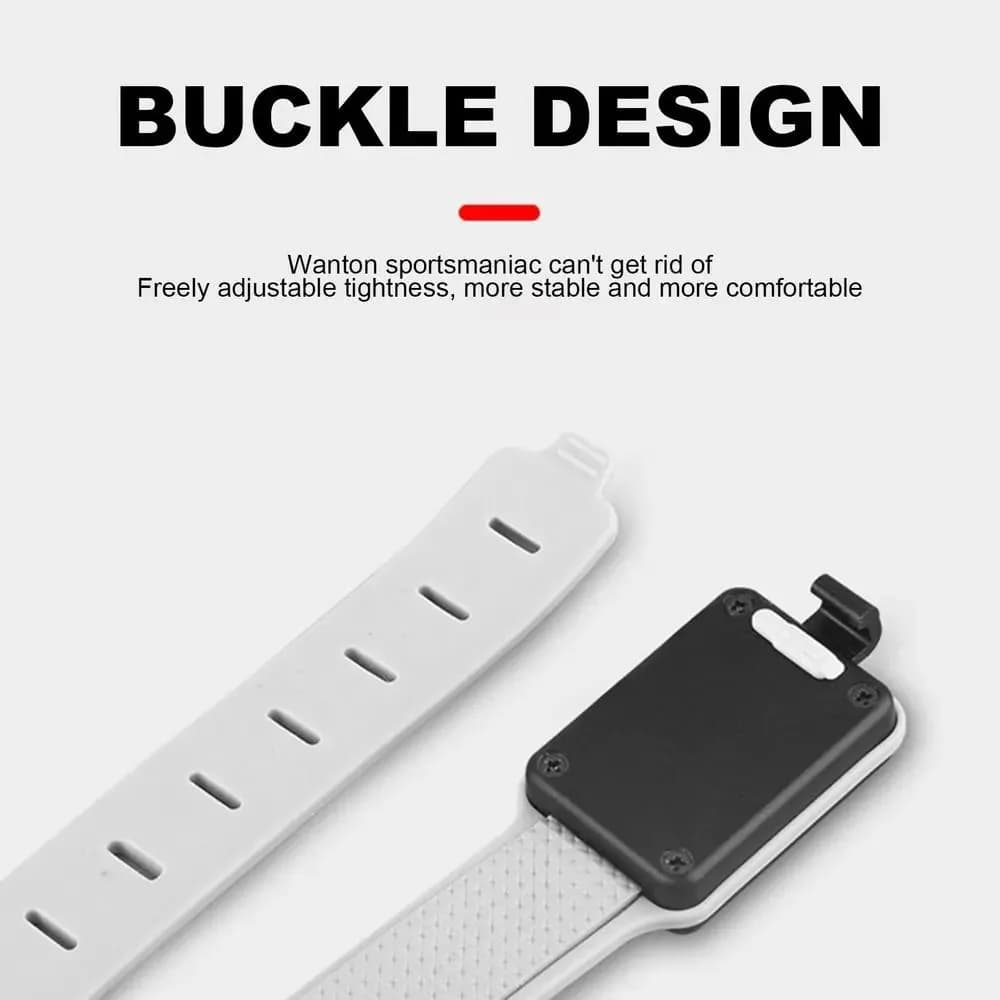 Cintura sicura Fascia da braccio Luce a LED Braccio Gamba Avvertimento Polsino impermeabile Luce da ciclismo Luce da corsa notturna ricaricabile tramite USB