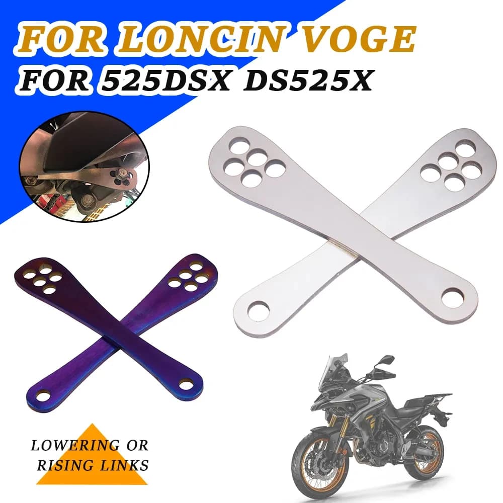 Accessori moto ammortizzatore posteriore sospensione abbassamento collegamenti Rising Kit per Loncin VOGE DS525X DSX525 525DSX DSX 525