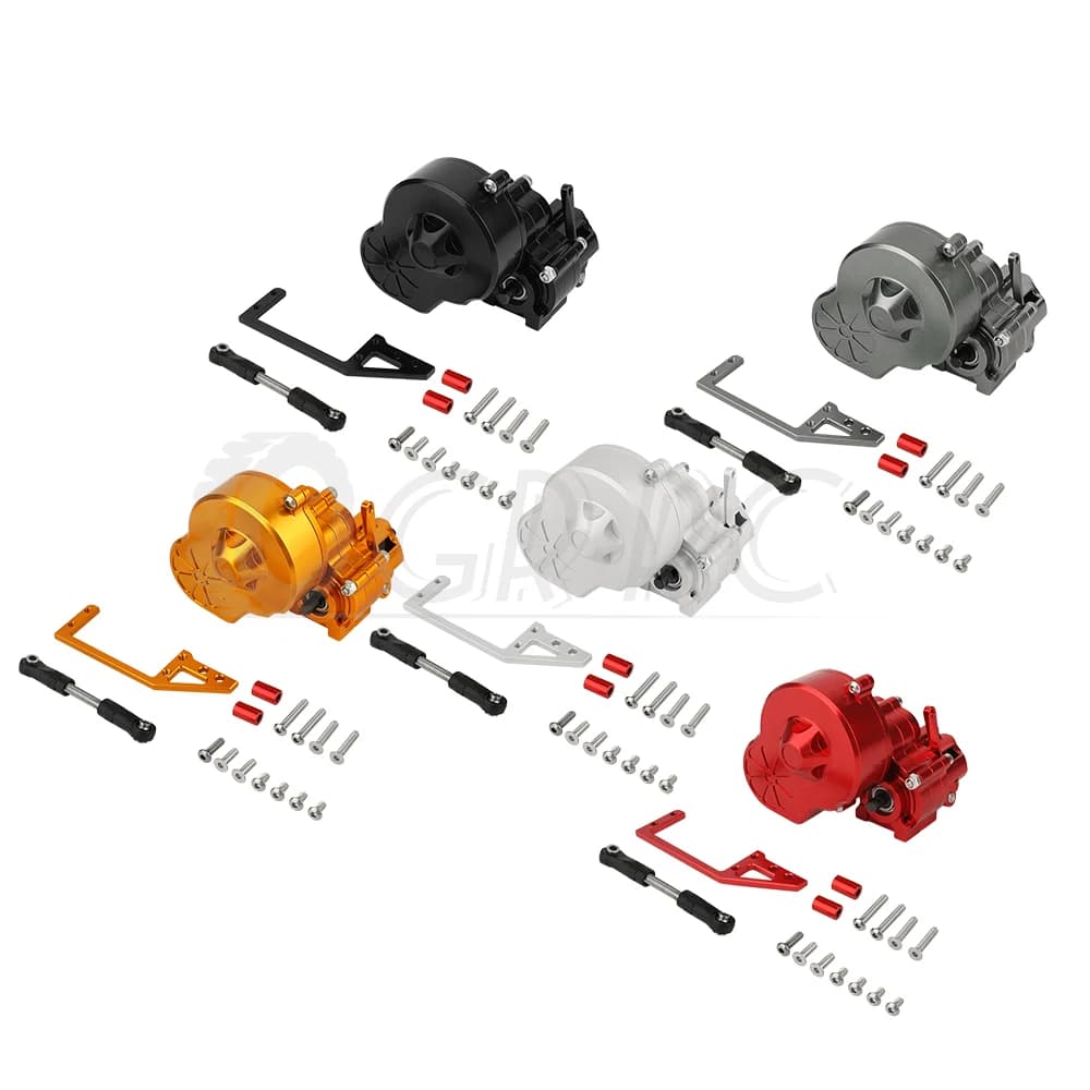 Set di Ingranaggi in Metallo per Trasmissione e Blocco del Cambio per Axial SCX10 AX10 Wraith 1/10 RC Crawler Car Truck - Parti di Aggiornamento