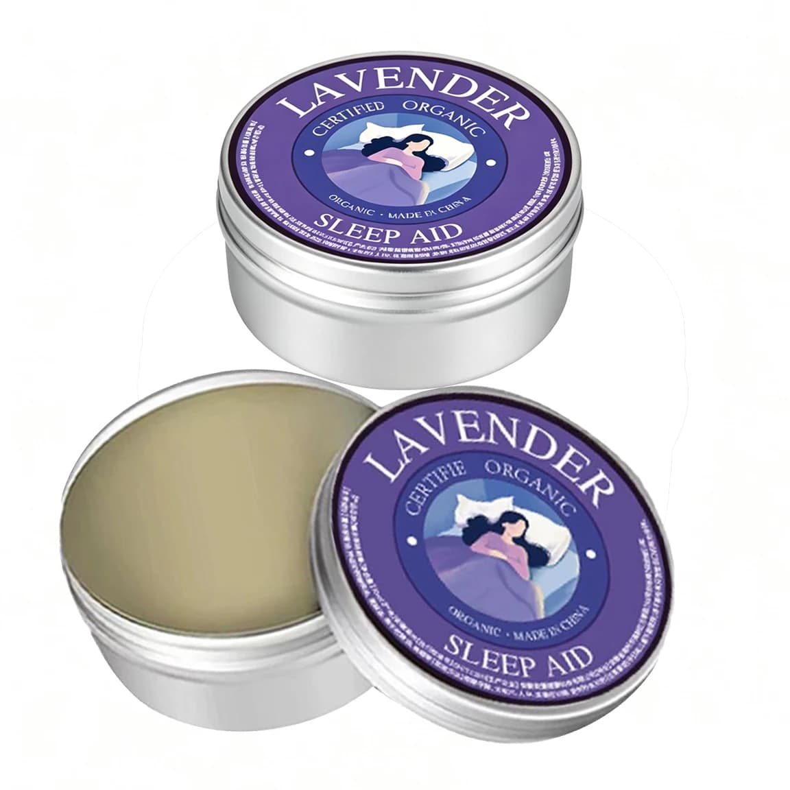 1/2/3PCS Lavender Aromatherapy Balm with Lavender & Vitamin E For Dry Skin, Gentle Moisturizer Body Balm for Sleep & Self-Care