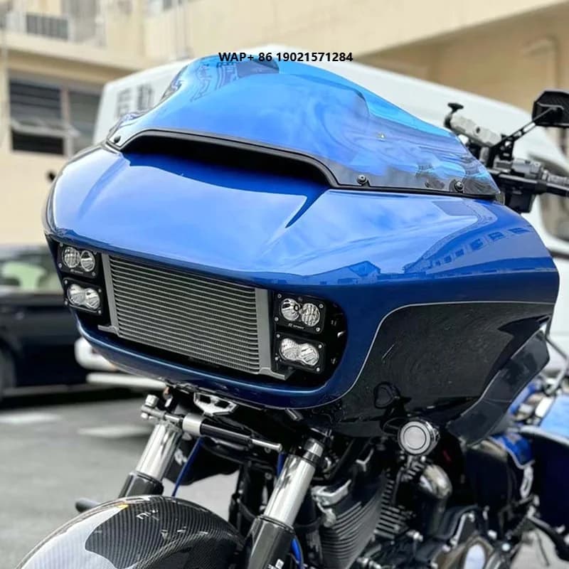 Kit di raffreddamento del radiatore ad alte prestazioni per i modelli Road Glide 2017-2023 Sistema di raffreddamento migliorato Accessori moto facili