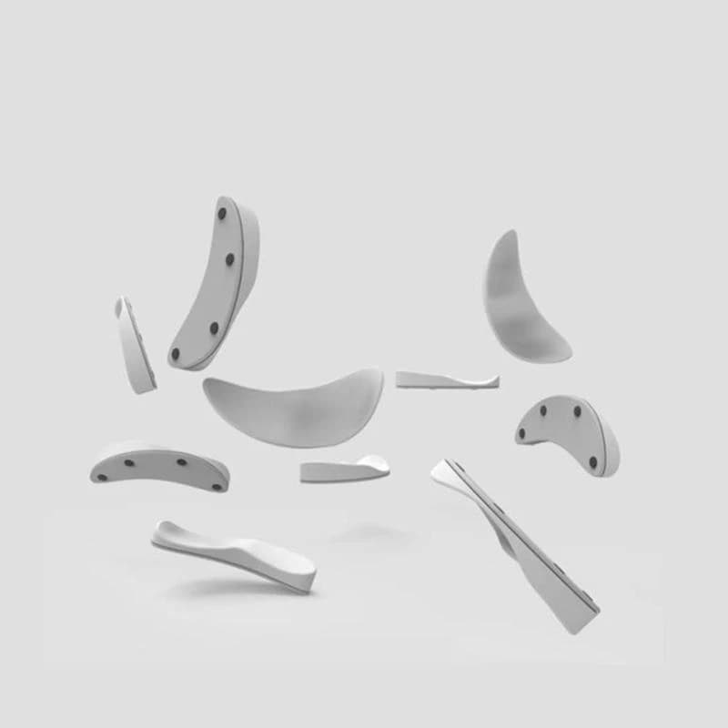 Poggiapolsi per mouse Cuscino per le mani in silicone Cuscinetto morbido Supporto per il polso della mano del palmo muove con