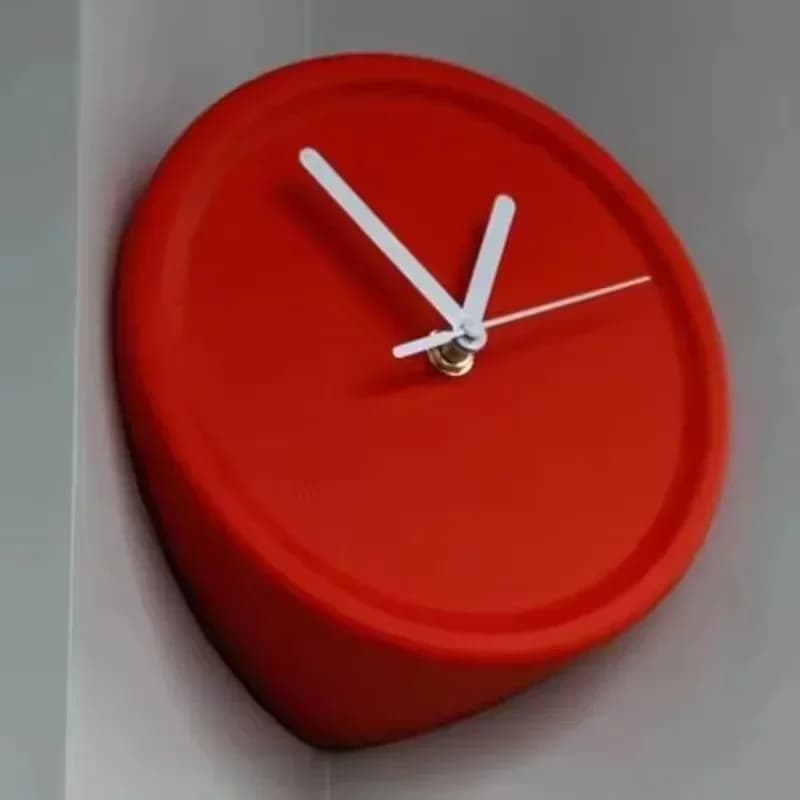 Orologio da Parete Creativo ad Angolo Luminoso, Minimalista e Personalizzato per Soggiorno, Arredamento Moderno ed Estetico
