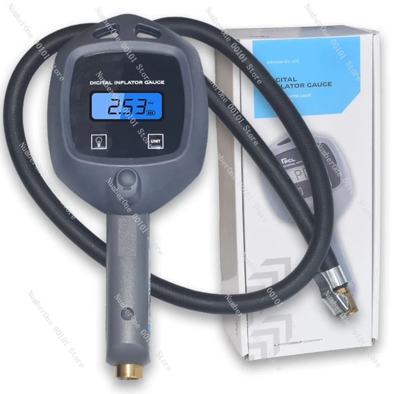 Manometro digitale per gonfiaggio pneumatici per auto con display LCD antiurto ad alta precisione per pressione pneumatici per bici e camion dell'automobile