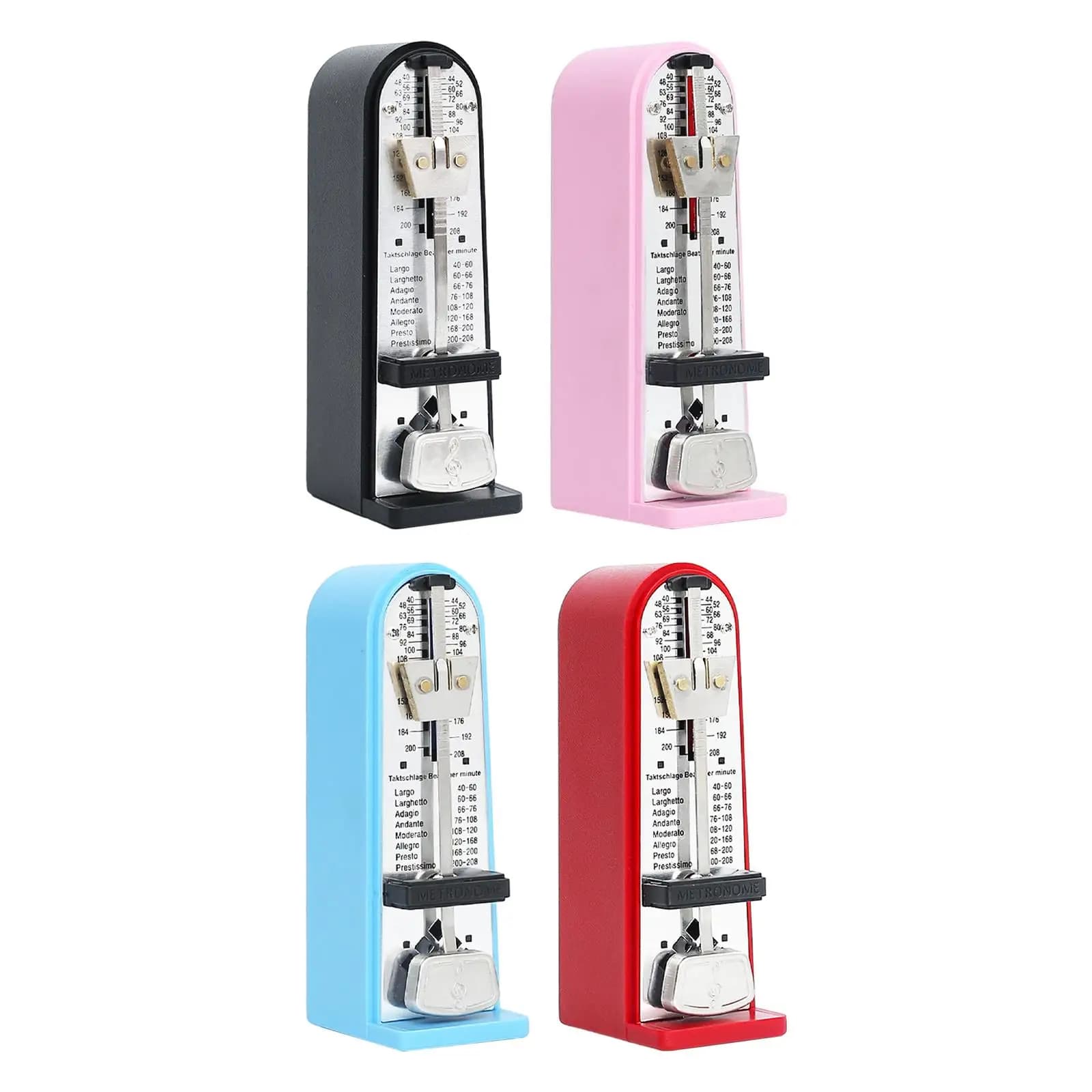 Mechanical Metronome Loud Sound Metal Portable Professional Metronome Saxophone Guitar Drums Piano Music Instrument