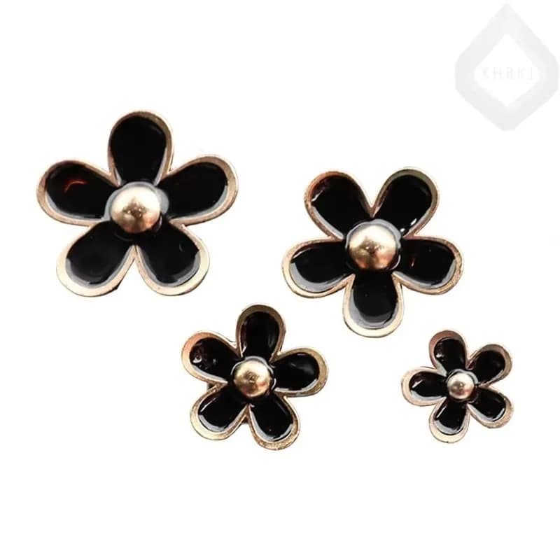 1 Set Alloy Flower Deodorant for Car Smooth Clip Diffuser for aromatherapy Auto