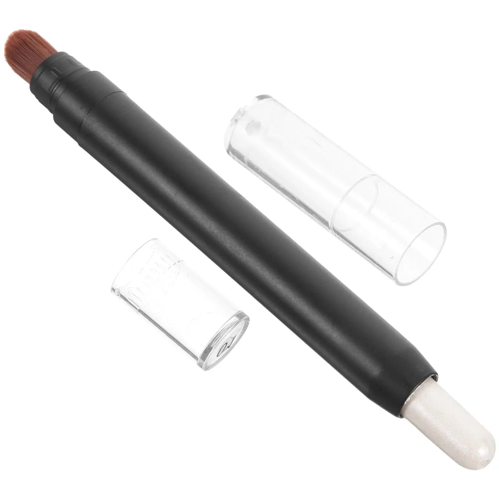 Reusable Double Toe Umbrella Pen with Brush, Compact and Lightweight, Comfortable Grip for Precise and Daily Eye Makeup