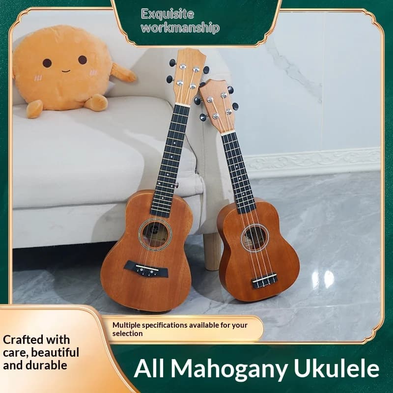 Ukulele Acustico per Principianti Soprano Concerto Tenore 21 Pollici 23 Pollici 26 Pollici Chitarra Portatile Piccola per Bambini e Adulti Chitarra da Viaggio