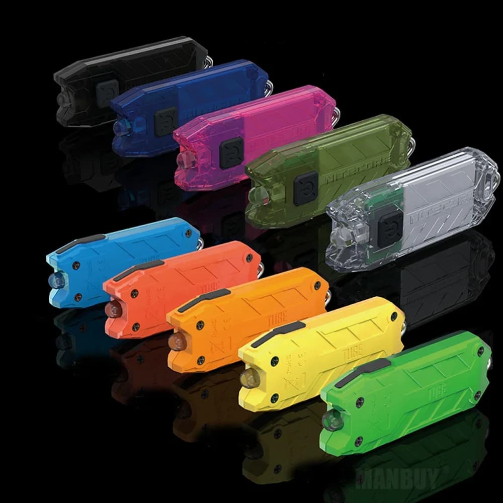 2026 NITECORE Tubo Luce portatile Micro-USB ricaricabile EDC Torcia tascabile Impermeabile Mini formato peso 10 Lampada chiave colorata